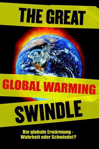 Cartel de El gran fraude del calentamiento global