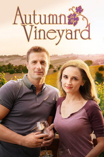 Cartel de Otoño en los Viñedos