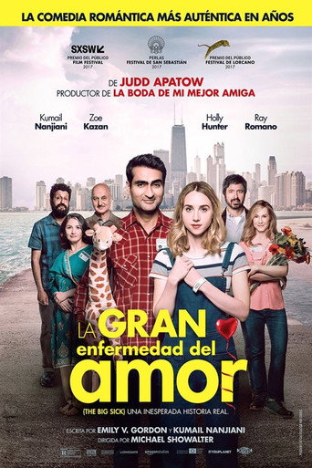 Cartel de La gran enfermedad del amor