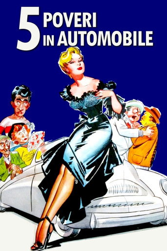 Cartel de 5 poveri in automobile