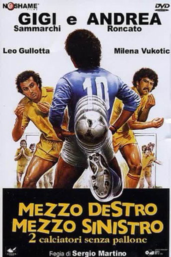 Cartel de Mezzo destro mezzo sinistro - 2 calciatori senza pallone