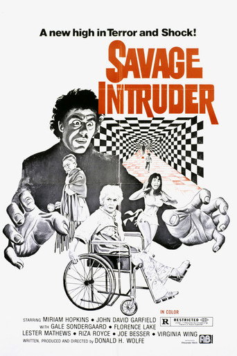 Cartel de Intruso salvaje