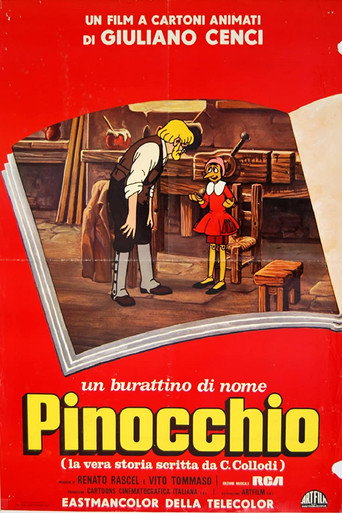 Cartel de Un títere llamado Pinocho