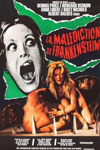 Cartel de La maldición de Frankenstein