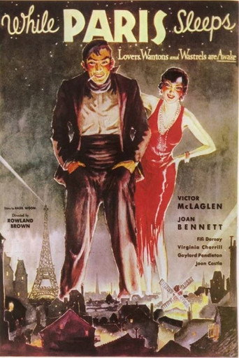 Cartel de Mientras París duerme