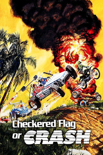 Cartel de Checkered Flag or Crash