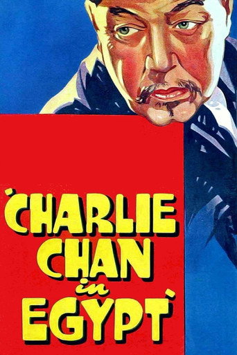 Cartel de Charlie Chan en Egipto