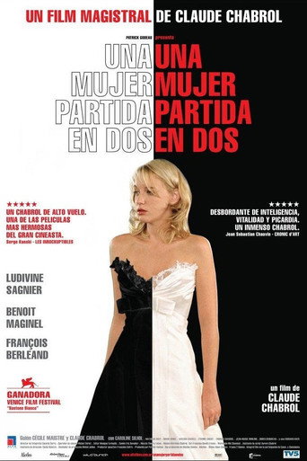 Cartel de Una chica cortada en dos