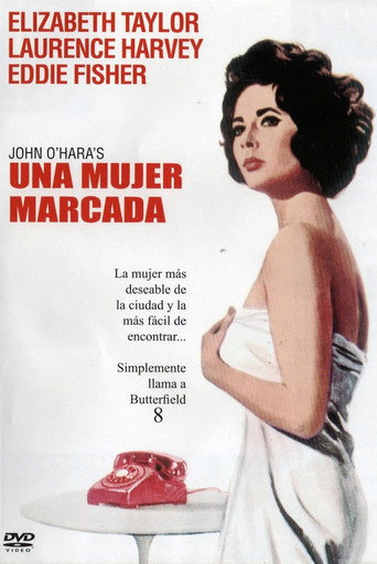 Cartel de Una mujer marcada