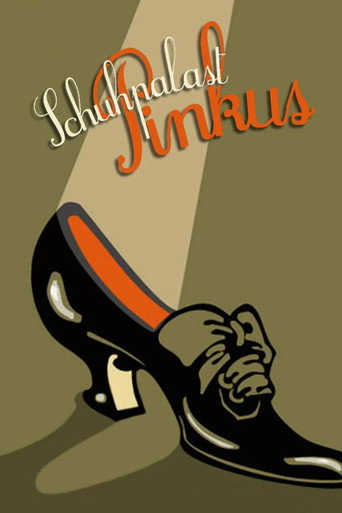 Cartel de Palacio de los zapatos Pinkus