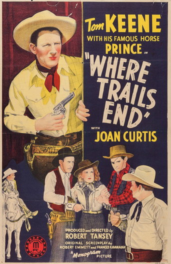 Cartel de Where Trails End