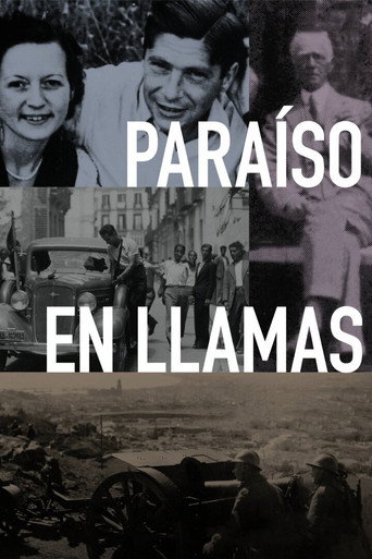 Cartel de Paraíso en llamas