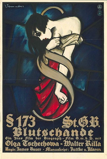 Cartel de § 173 St.G.B. Blutschande