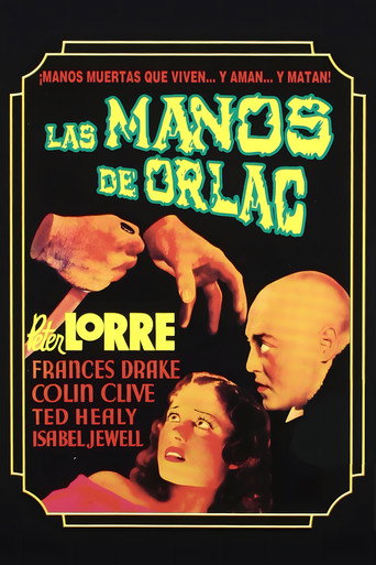 Cartel de Las manos de Orlac
