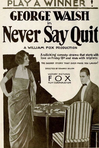 Cartel de Never Say Quit