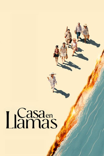 Cartel de Casa en llamas