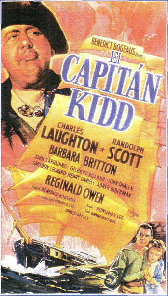 Cartel de El capitán Kidd