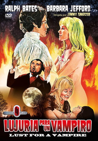 Cartel de Lujuria para un vampiro