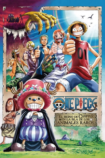 Cartel de One Piece: El reino de Chopper en la isla de los animales raros