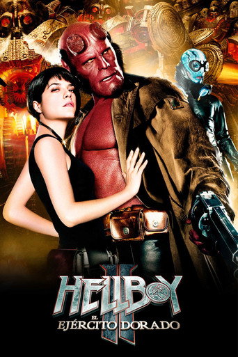 Cartel de Hellboy II: El ejército dorado