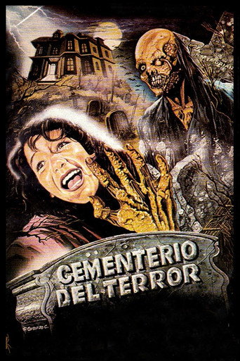 Cartel de Cementerio del terror