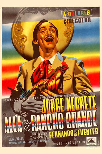 Cartel de Allá en el rancho grande