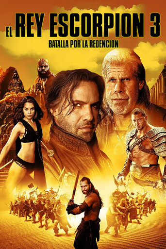 Cartel de El rey escorpión 3: Batalla por la redención