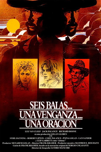 Cartel de Seis balas... una venganza... una oración