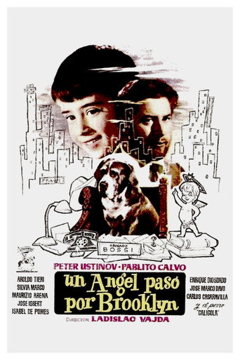 Cartel de Un ángel pasó por Brooklyn