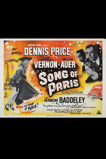 Cartel de Song of Paris