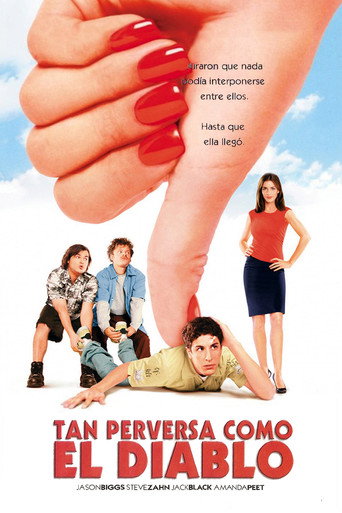 Cartel de Tres idiotas y una bruja
