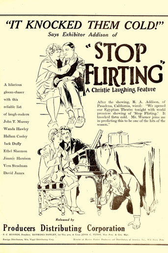 Cartel de Stop Flirting