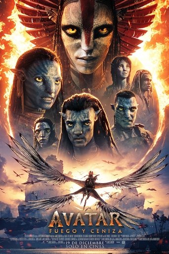 Cartel de Avatar: Fuego y ceniza