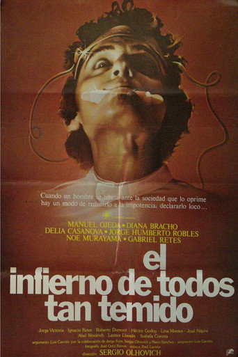 Cartel de El infierno de todos tan temido