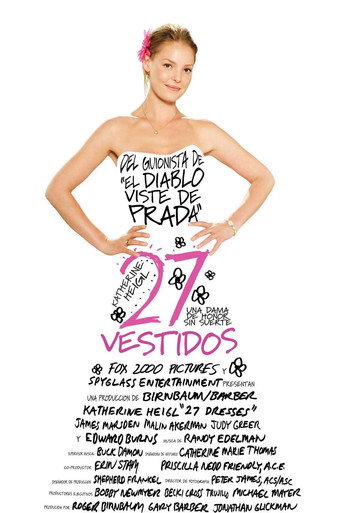 Cartel de 27 vestidos