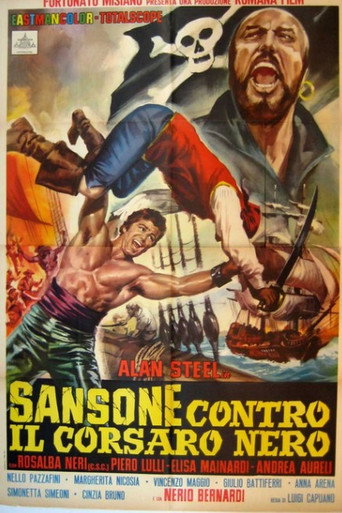 Cartel de Sansón contra el corsario negro