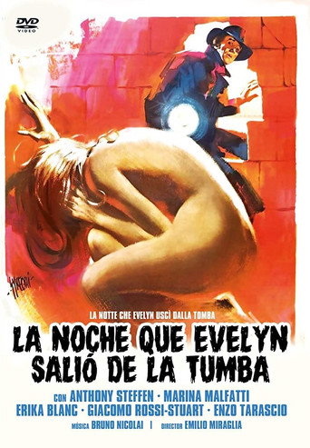 Cartel de La noche que Evelyn salió de la tumba