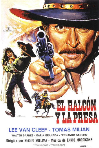 Cartel de El halcón y la presa