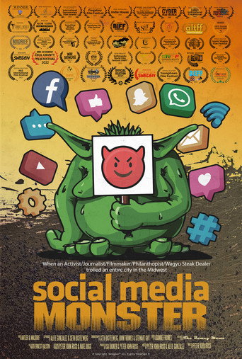 Cartel de Social Media Monster