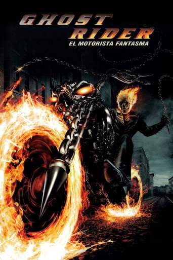 Cartel de Ghost Rider. El motorista fantasma
