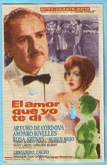 Cartel de El amor que yo te dí