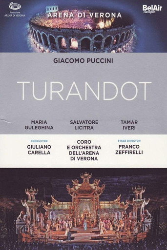Cartel de Turandot - Puccini - Live from Verona
