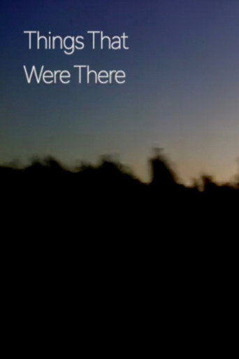 Cartel de Things That Were There