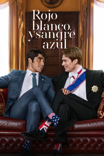 Cartel de Rojo, blanco y sangre azul