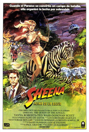 Cartel de Sheena, reina de la selva