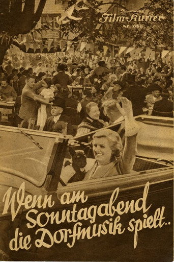 Cartel de Wenn am Sonntagabend die Dorfmusik spielt