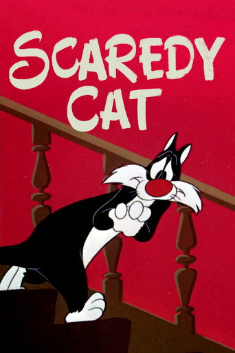Cartel de Porky: gato miedoso