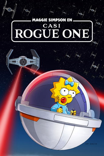 Cartel de Maggie Simpson en "Casi Rogue One"