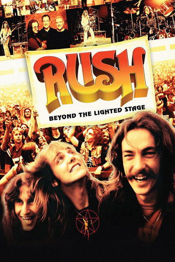Cartel de Rush: Beyond the Lighted Stage