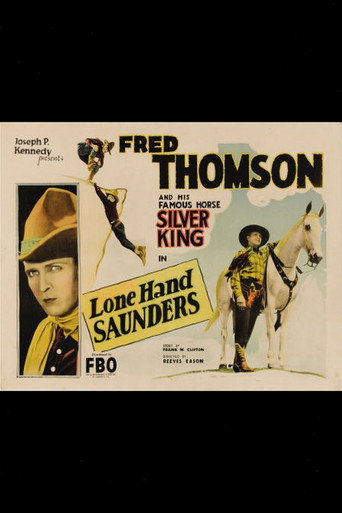 Cartel de Lone Hand Saunders
